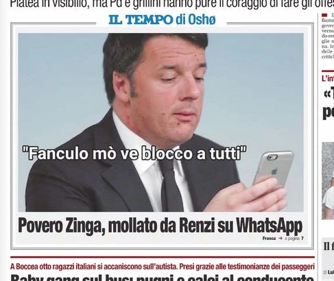 Matteo Renzi, il colpo di testa: "Fanc***, ora...". Pd da ridere, ecco come li ha mollati davvero
