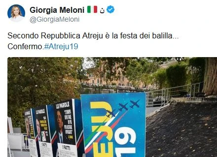 Giorgia Meloni "fascista", zittisce Repubblica così: "Balilla ad Atreju", sinistri seppelliti da una risata