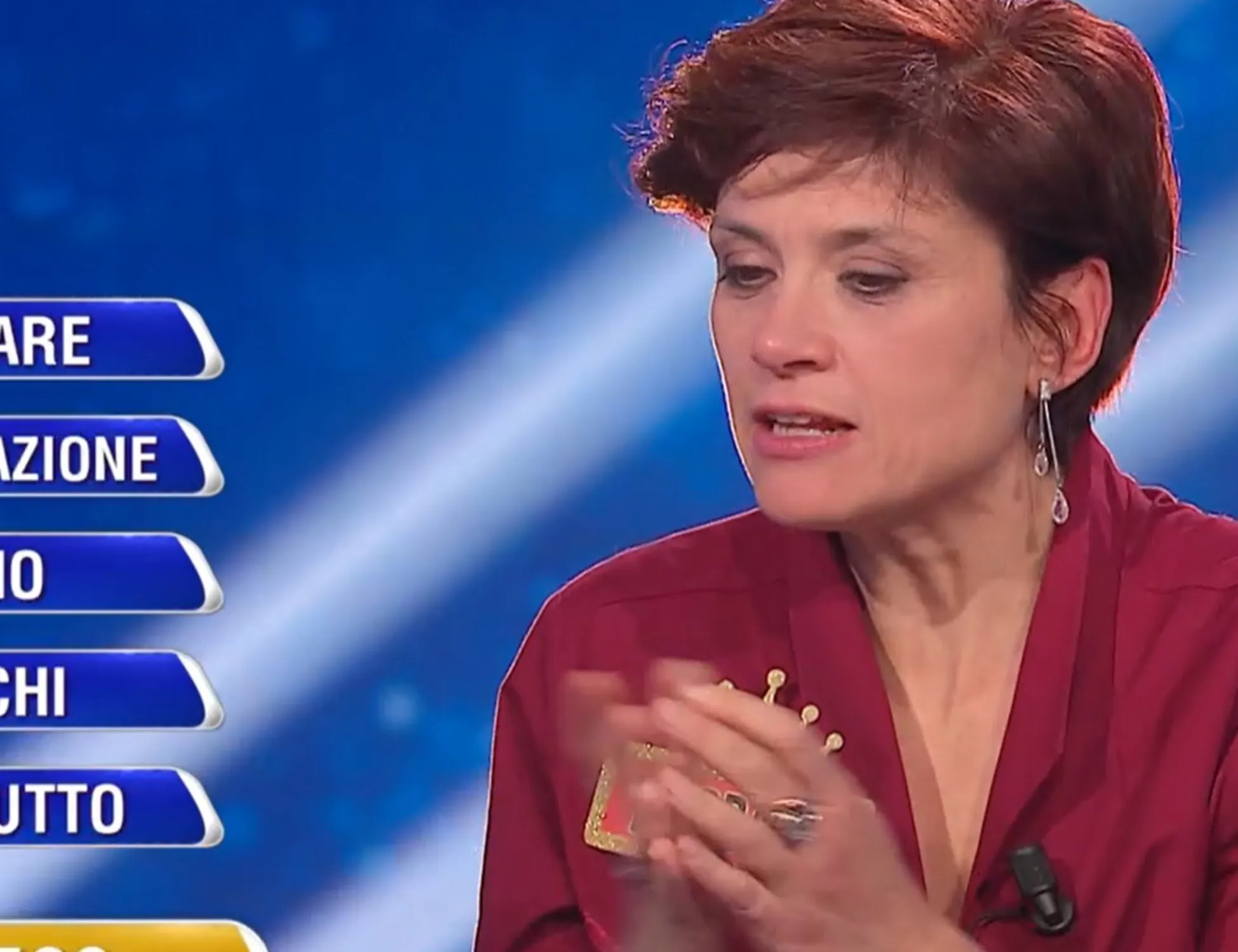 L'Eredità, Barbara travolta: "Come un petardo su per..."