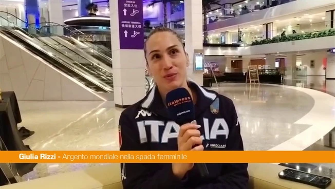 Rizzi "Non posso che essere contenta per l'argento mondiale"