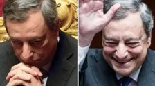 Draghi, la sua faccia prima e dopo la crisi: la verità sulle "dimissioni" in questa foto 