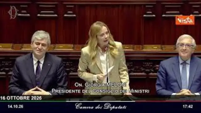 Leggi l'articolo: Meloni a opposizioni: Non sono arrivata dove sono con carezze e moine. Misoginia blocca la sinistra