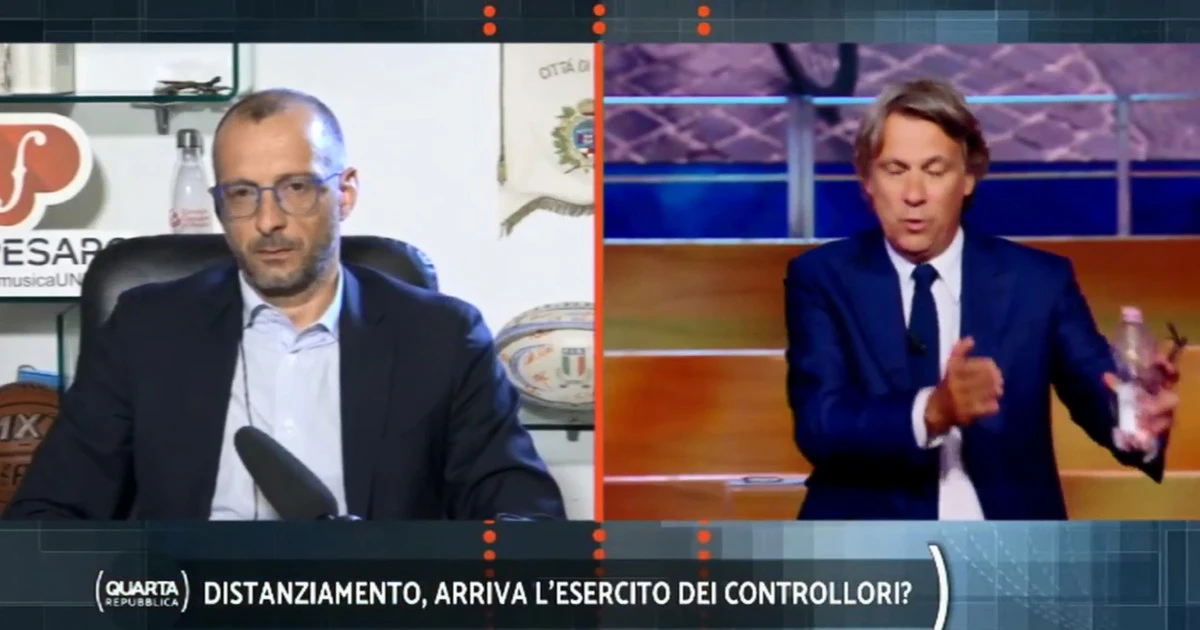 Quarta Repubblica, Nicola Porro travolge il sindaco Pd Matteo Ricci: "Psico-polizia, adesso basta"