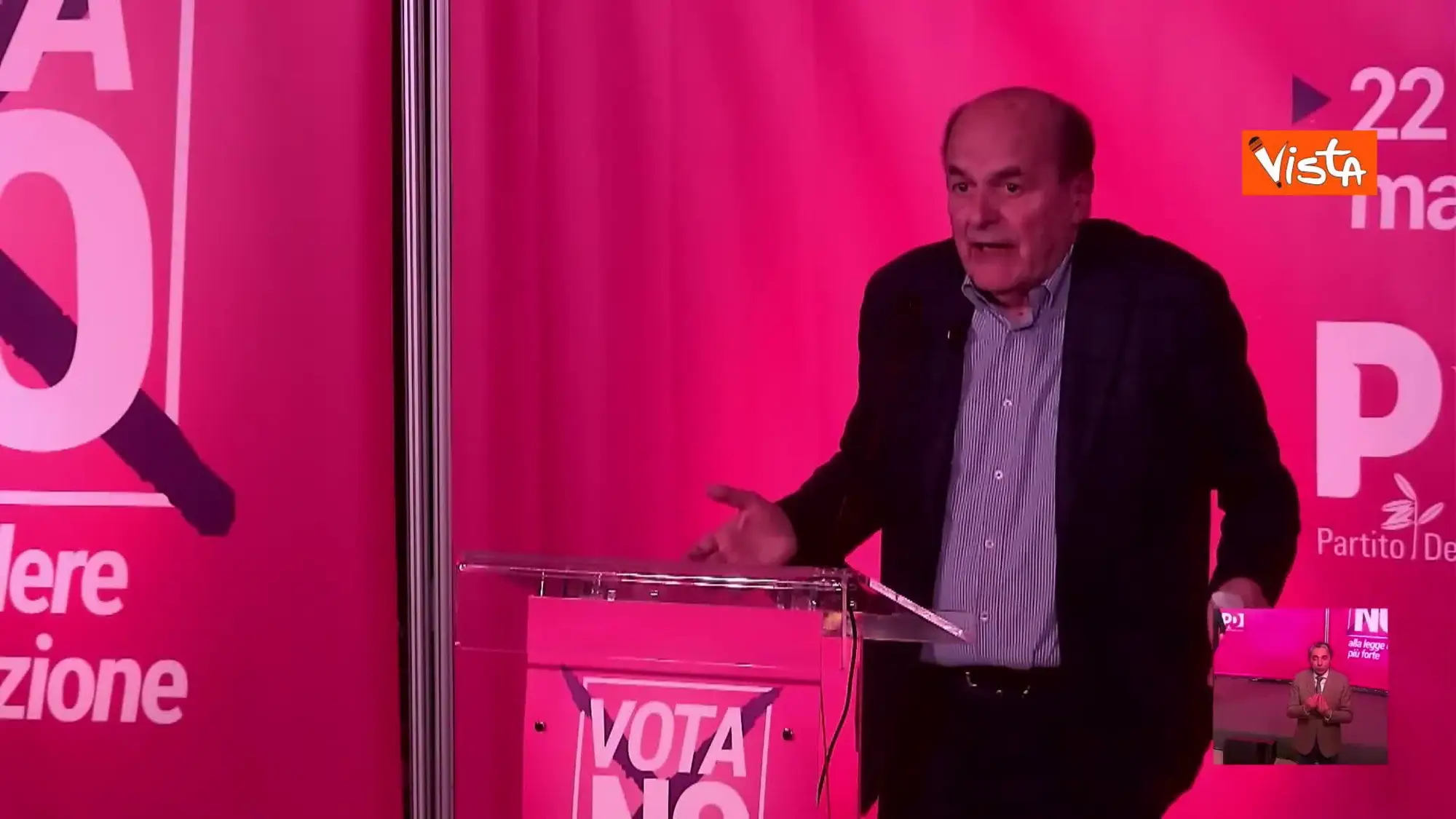 Referendum giustizia, Bersani: "Il sorteggio per il Csm è un insulto ai magistrati"