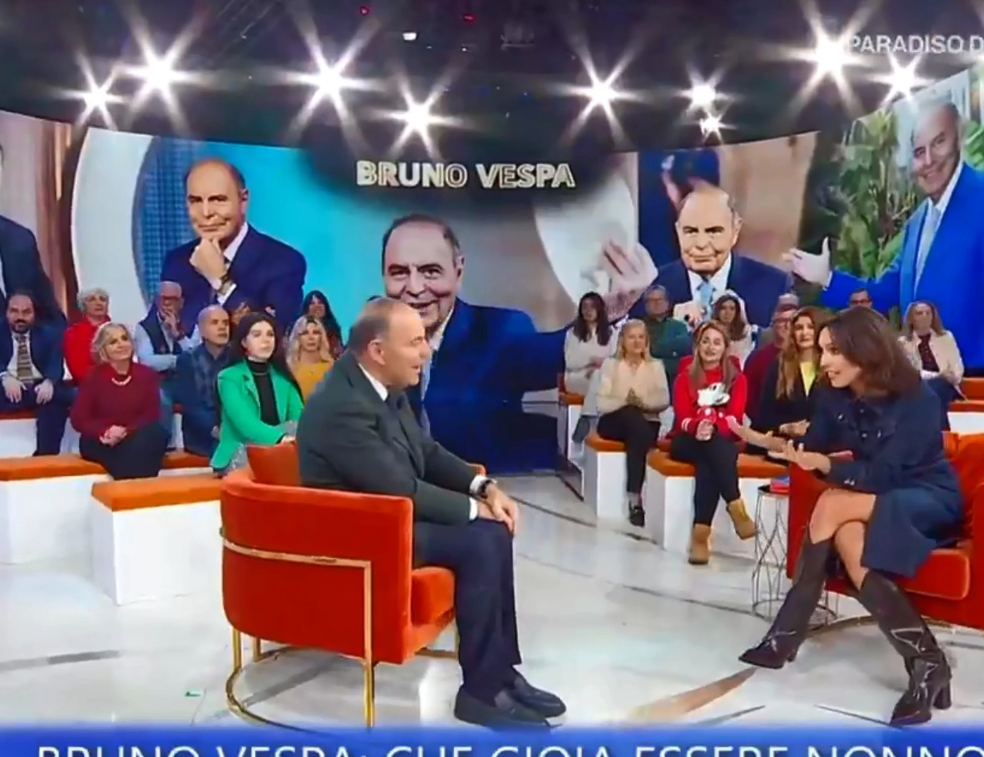 La volta buona, Bruno Vespa spiazza tutti: "Io, dolce oltre l'immaginabile"