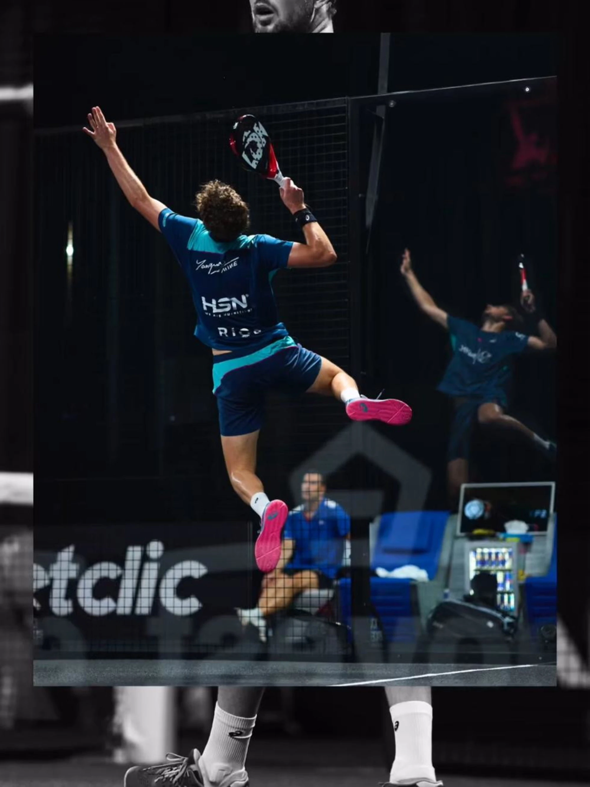 Marco Di Lorenzo: guida Jetswave Aviation nel padel con la sponsorship di Mike Yanguas
