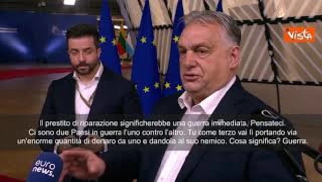 Orban: Abbiamo impedito all'Ue di dichiarare guerra a Russia usando beni congelati
