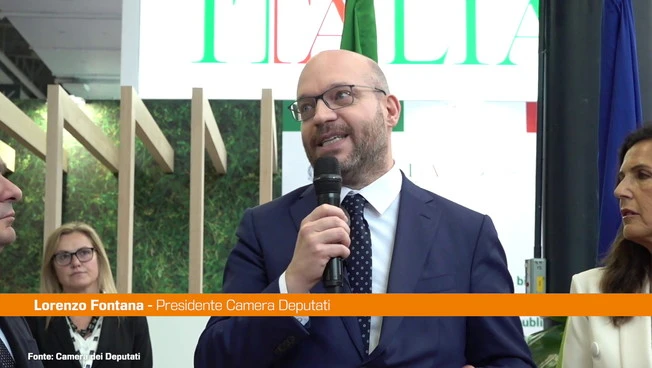 Fontana inaugura il padiglione Italia della London Book Fair