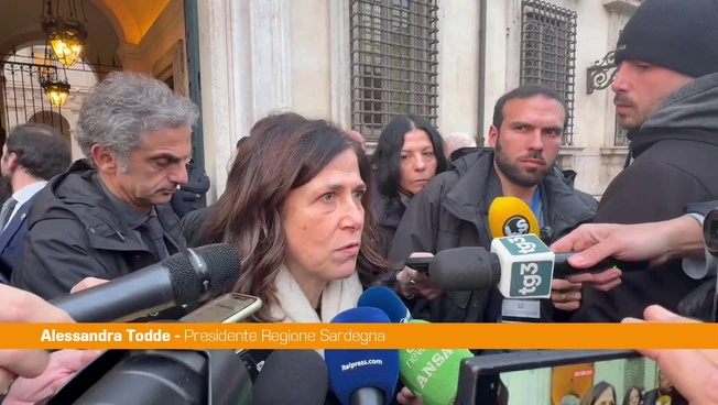 Maltempo, Todde "Prima stima dei danni in Sardegna intorno ai 200 milioni"