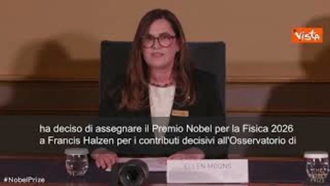 Nobel per la Fisica a Francis Halzen per la scoperta dei neutrini cosmici