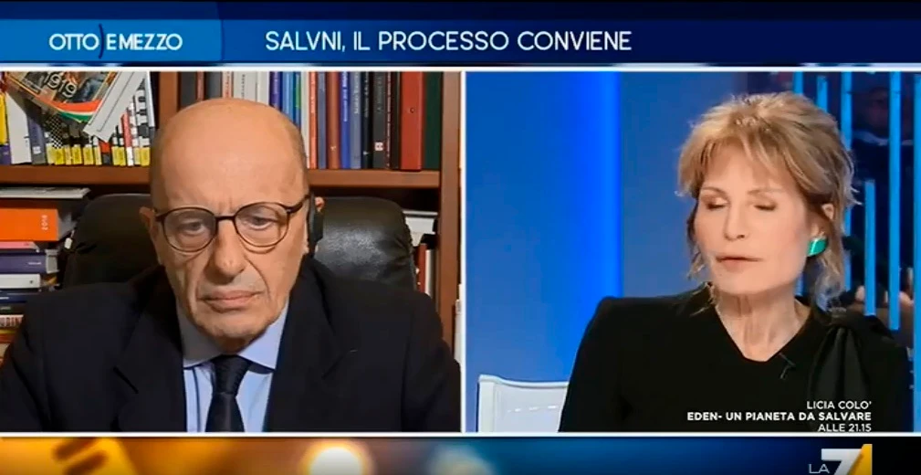 Alessandro Sallusti a Otto e Mezzo: "Gregoretti, cosa c'è dietro davvero alla mossa di Matteo Salvini"