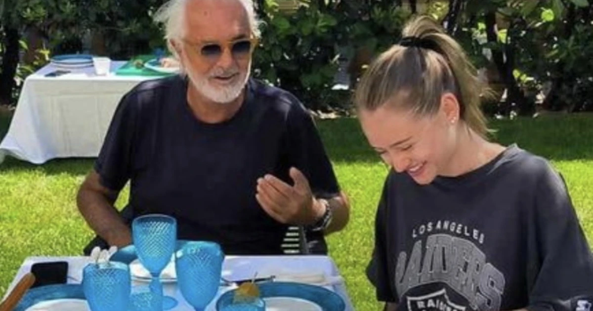 Flavio Briatore, "prima volta con la figlia": il dettaglio in questa foto