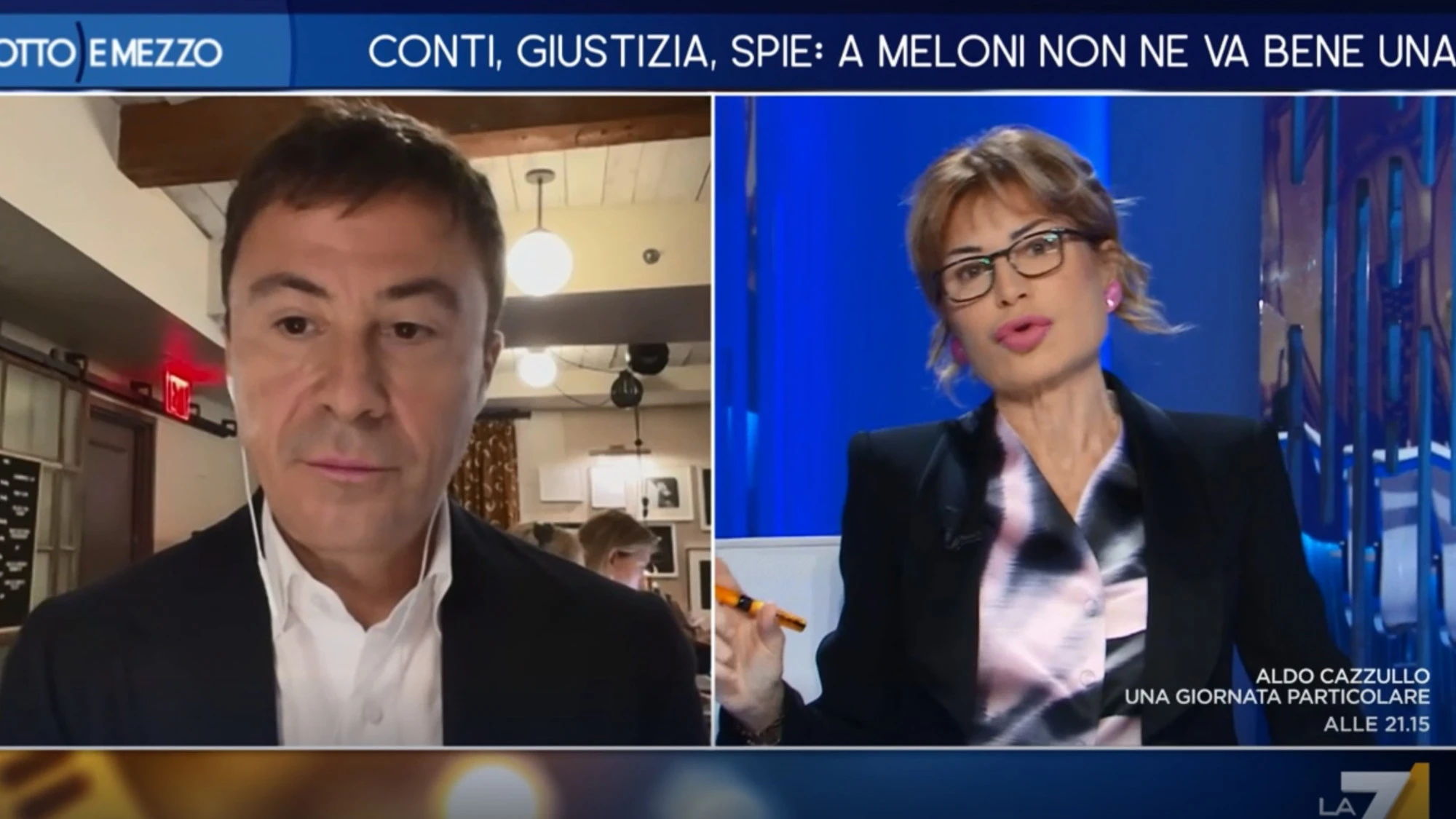 Otto e Mezzo, Italo Bocchino stronca Lilli Gruber: "Espulsione, punto e stop"