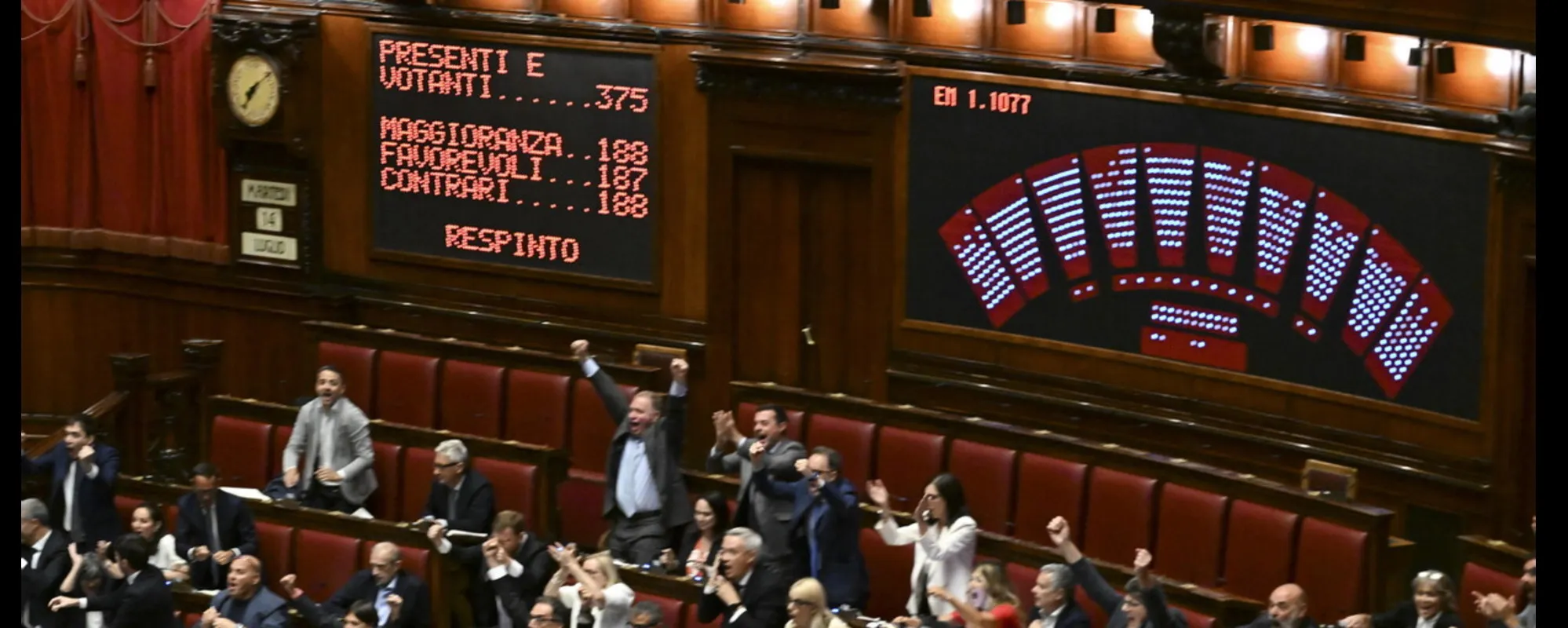 Leggi l'articolo: "Serve una riflessione": più di 30 franchi tiratori in maggioranza, Meloni studia le prossime mosse