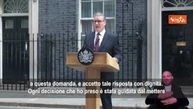 Premier britannico Starmer annuncia le dimissioni: Ho messo sempre il Paese al primo posto