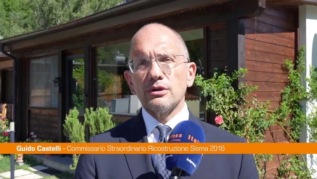 Sisma 2016, Castelli "Resta molto da fare ma la ricostruzione ha cambiato passo"