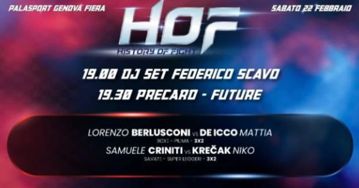Elite top fight Porta a Genova “History of fight”: una serata per celebrare gli sport da combattimento