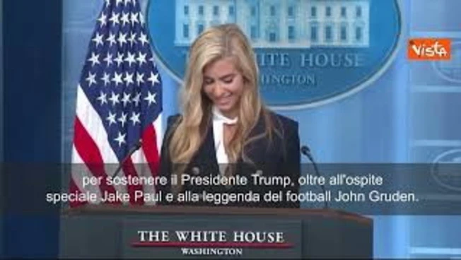 Primo punto stampa neo portavoce Trump Katie Zacharia: Onorata di lavorare per popolo americano