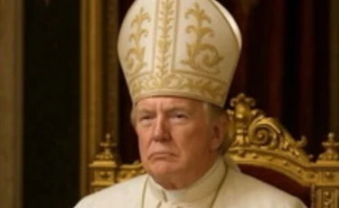 Donald Trump sconvolgente: la foto vestito da Papa rilanciata dalla Casa Bianca
