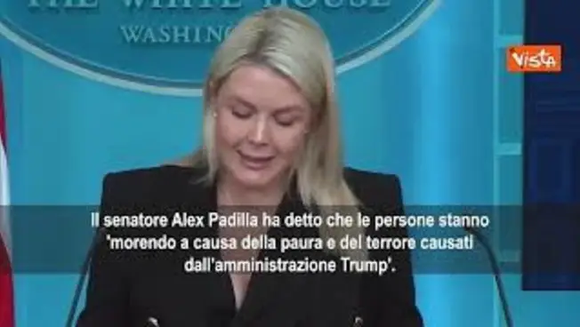 Leggi l'articolo: Leavitt (Portavoce Casa Bianca): Accuse Democratici a Trump ispirano azioni di persone disturbate