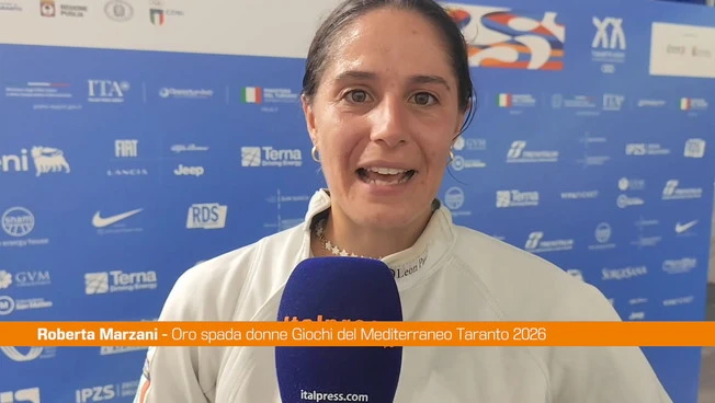 Giochi Mediterraneo, Marzani oro nella spada donne"Vale doppio perchè in Italia"