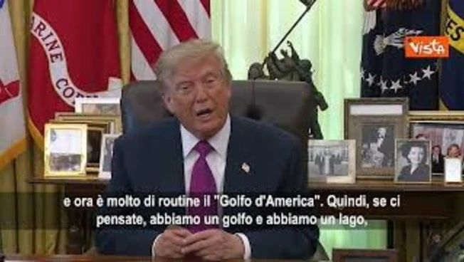 Trump: Abbiamo golfo e lago d'America, cambieremo nome 'Atlantico' per avere anche un oceano