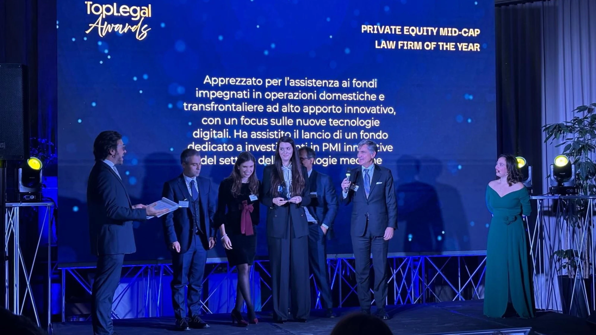 Alma LED premiata come "Private Equity Mid-Cap Law Firm of the Year" ai TopLegal Awards 2025