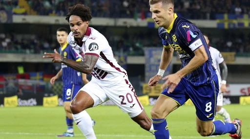 Serie A, il Torino espugna il Verona 3-2 e sale in vetta alla classifica