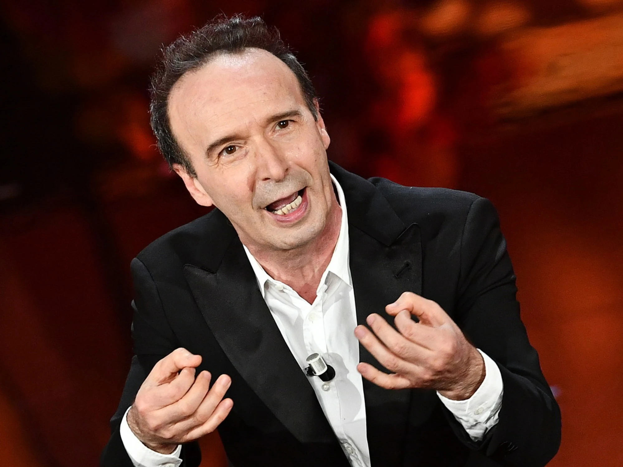 Roberto Benigni a Sanremo