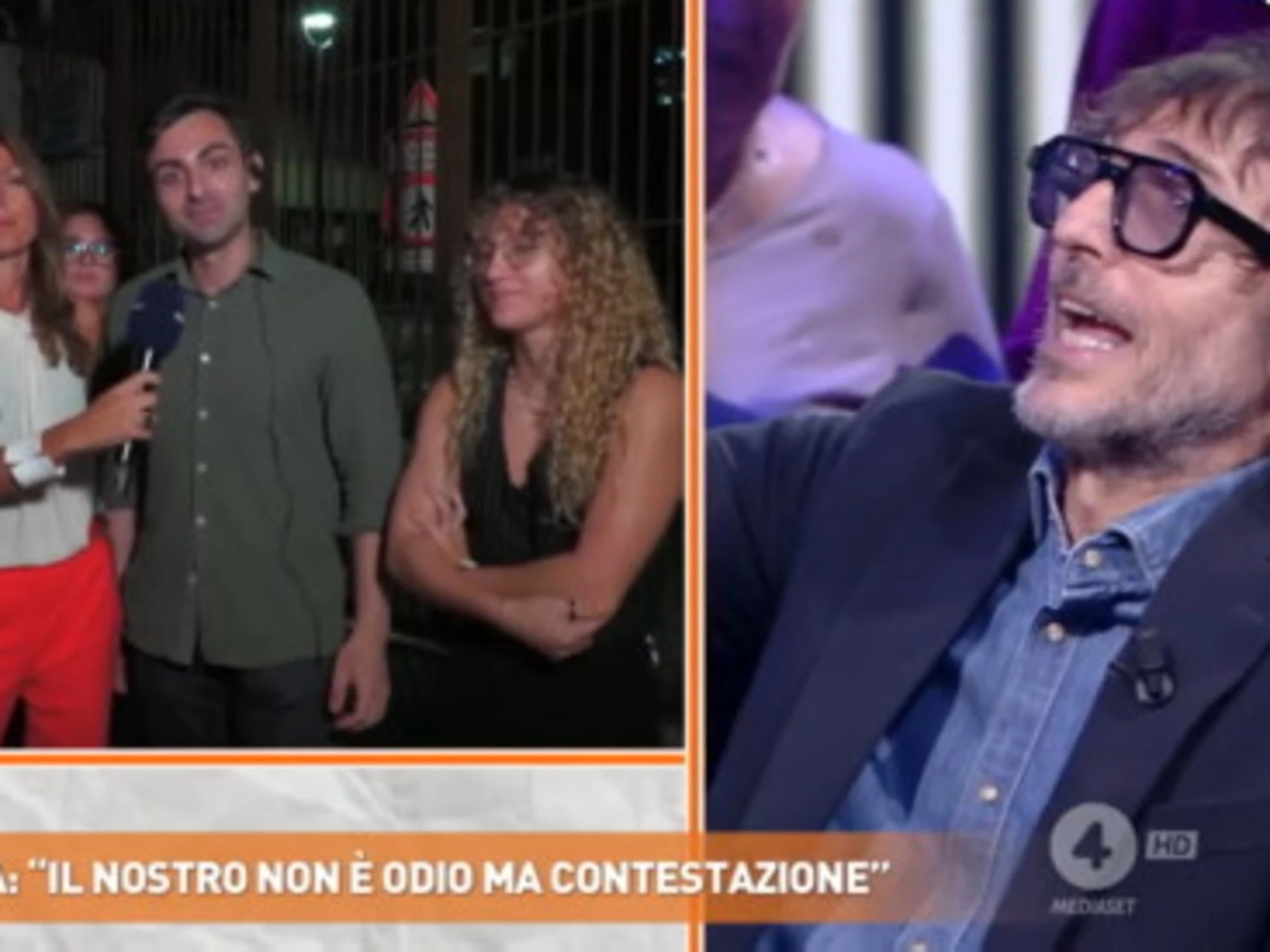 Dritto e rovescio, Cruciani spiana lo studente: "Non sai niente!"