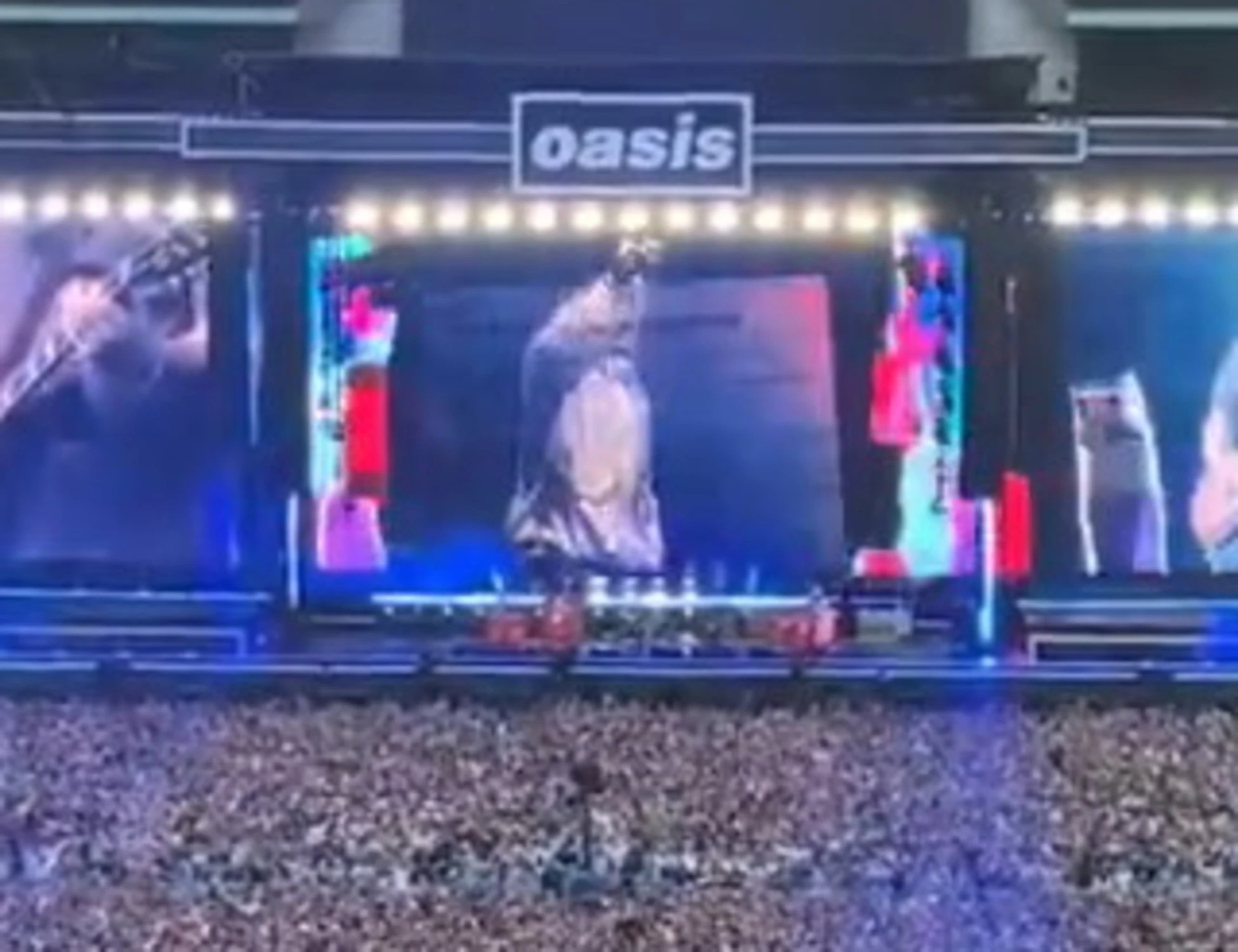 Oasis, crolla una tribuna durante il concerto: muore 40enne spettatore