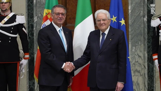 Mattarella incontra il Presidente della Repubblica portoghese
