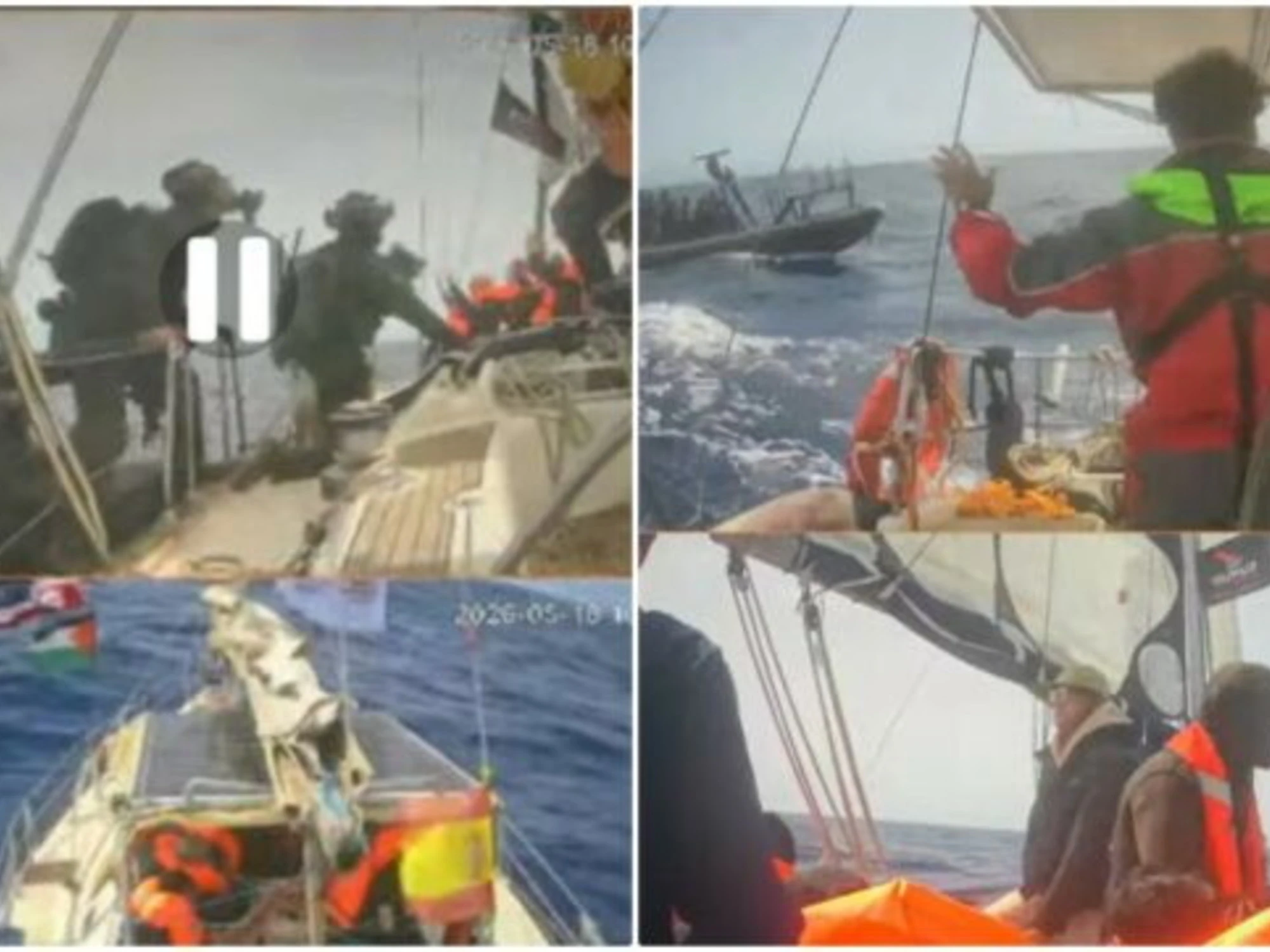 Flotilla, commando della marina militare israeliana abborda le navi al largo di Cipro