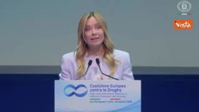 Meloni: Combattere ogni droga e stroncare i traffici per dovere verso chi soffre