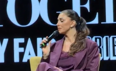 Belen Rodriguez non riesce a parlare sul palco: paura per la sua salute