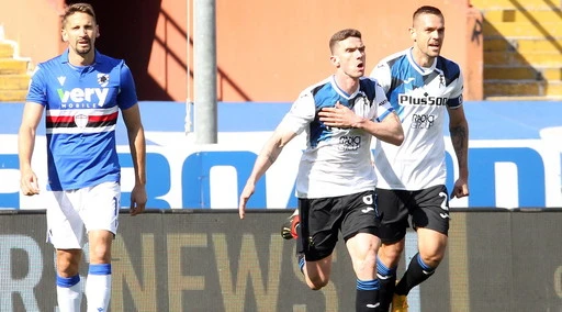 Sampdoria-Atalanta 0-2, ci pensano Malinovskyi e Gosens: la Dea vola al terzo posto
