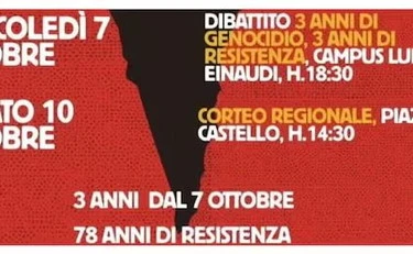 TORINO, IL 7 OTTOBRE E QUELLA PAROLA CHE PESA COME UN MACIGNO: “RESISTENZA”