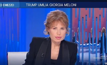 Otto e Mezzo, il cortocircuito di Lilli Gruber: Giorgia Meloni "umiliata" da un "malato mentale"