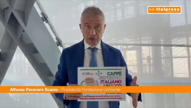 Pecoraro Scanio "Rito del caffè espresso italiano merita riconoscimento Unesco"