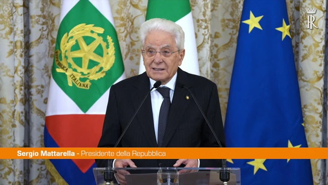 Mattarella "Difendere le regole di cooperazione internazionale"