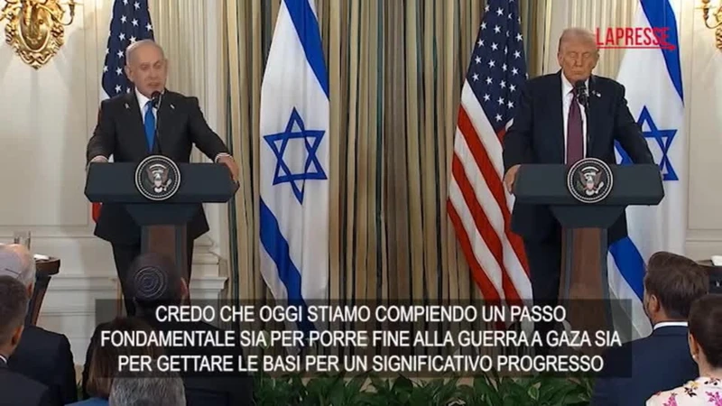 Gaza, Netanyahu: "Il piano Usa un passo cruciale per la fine della guerra"