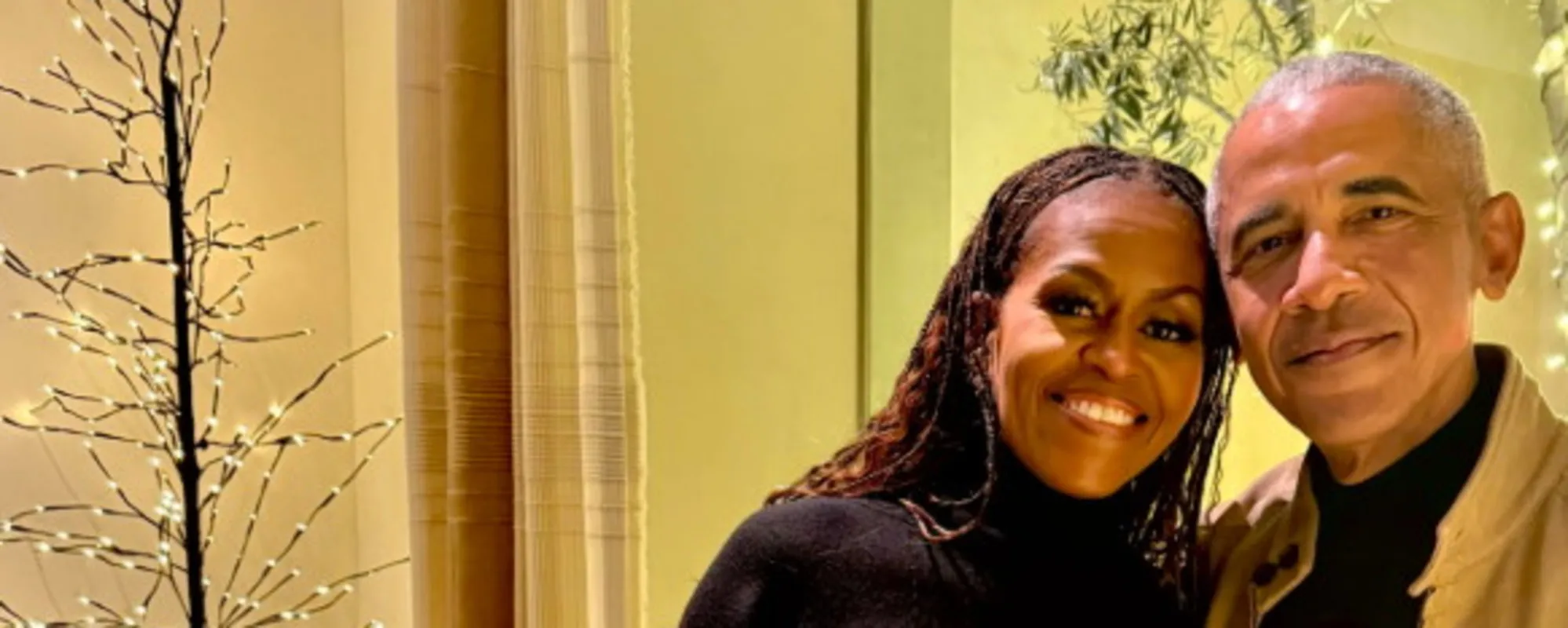 Michelle Obama sexy: irriconoscibile a Natale <span style="color: rgb(153, 0, 0);">Foto</span>