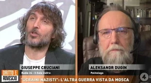 Dritto e rovescio, Giuseppe Cruciani sconvolto da Dugin: "Chi è davvero Zelensky"