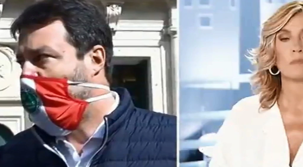 Matteo Salvini, lite con Myrta Merlino a L'Aria Che Tira: "Non diciamo fesserie, vi saluto e torno a fare quello che stavo facendo"