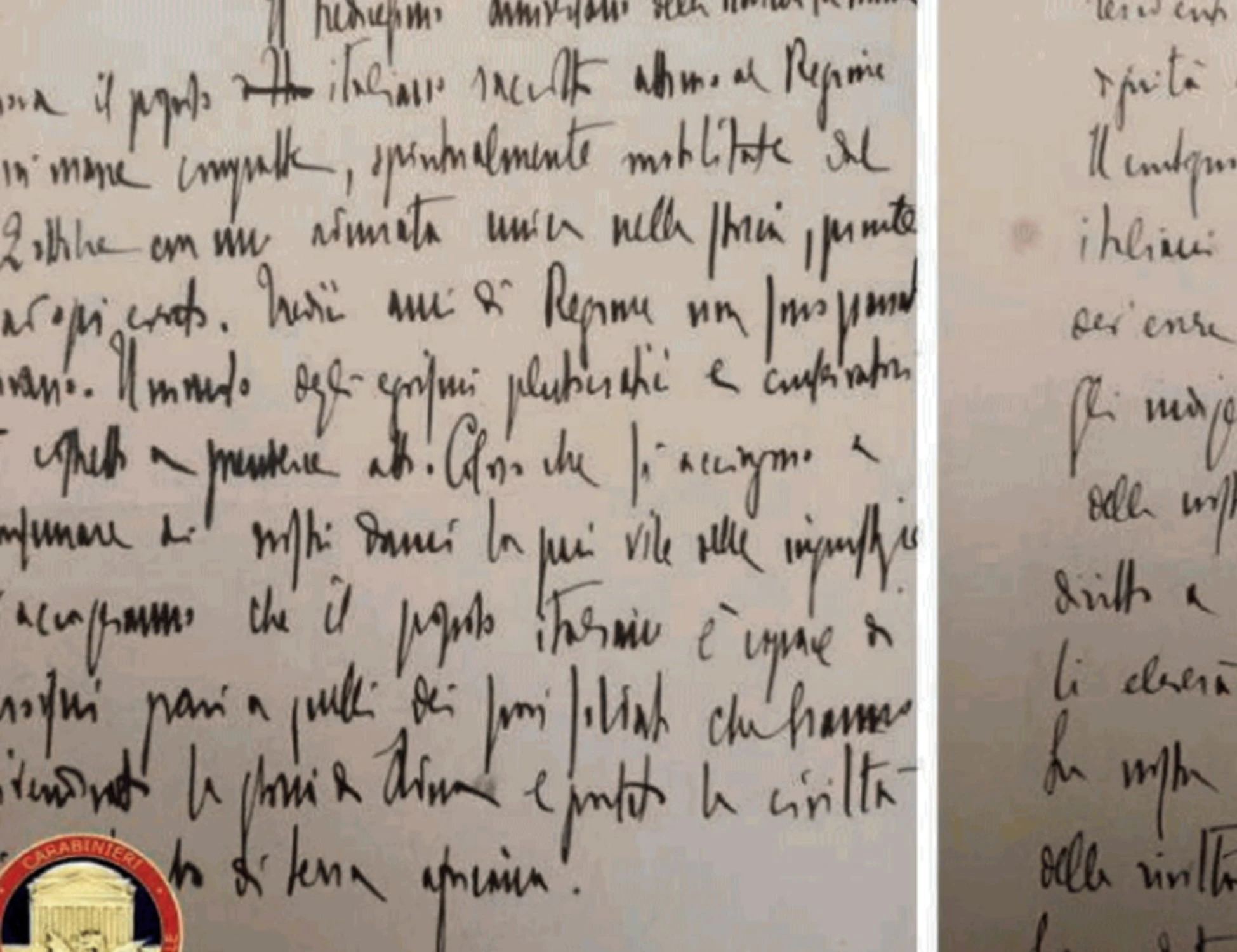 Benito Mussolini, gli appunti scritti prima dell'incontro con Adolf Hitler