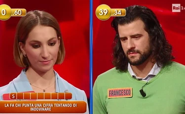 L'Eredità, "manco la vede": Francesco travolto