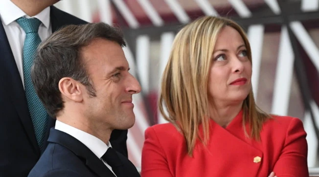 Macron e Meloni