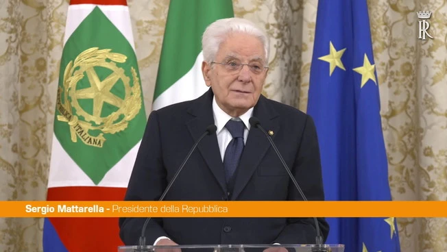 Mattarella "L'azione dell'Italia è inscindibile da quella dell'Ue"