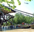 Piacenza, crolla ponte sul Po