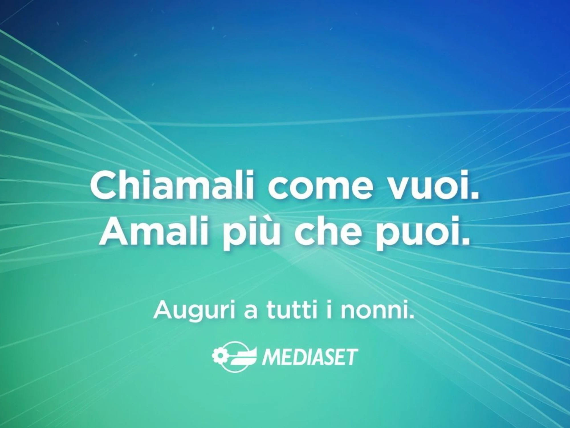 AL VIA LA CAMPAGNA MEDIASET PER LA FESTA DEI NONNI 2025